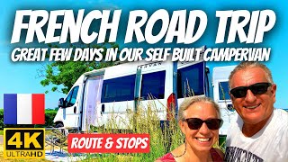 Driving to the south of France, 4 day Road Trip in a Self Built Campervan #france #roadtrip #travel