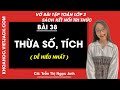 Vở bài tập Toán Lớp 2 Bài 38: Thừa số, tích