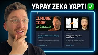 Kendi Websiteni Geliştir, No Code - Google Antigravity, Claude Code, Gemini