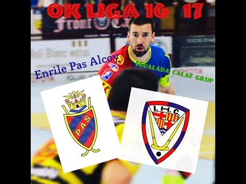 HIGHLIGHTS Jornada 15 OK Liga  ENRILE PAS ALCOY  Vs IGUALADA HC Calaf Grup Hockey Patines