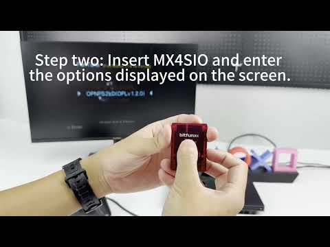 Demo of FreeMcBoot PS2 Slim with MX4SIO