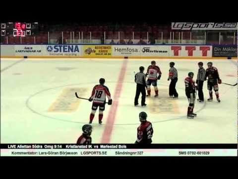 Sammandrag Allettan S  Kristianstad IK vs Mariestad Bois 120127