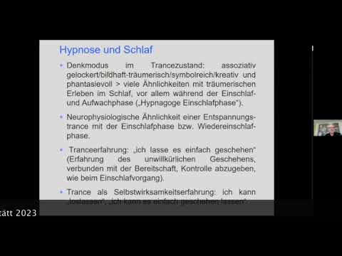 Heinz Wilhelm Gößling Hypnose für Aufgeweckte Hypnotherapie bei Schlafstörungen 6.-7.3.26 Eichstätt 