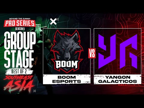 BOOM vs Yangon G. Game 1 - BTS Pro Series 9 SEA: Group Stage w/ MLP & johnxfire