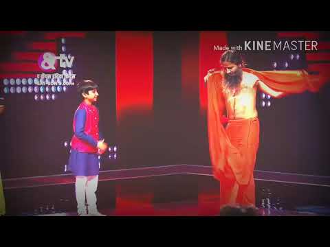 the india voice kid sirsha asana Swami Ramdev 2017
