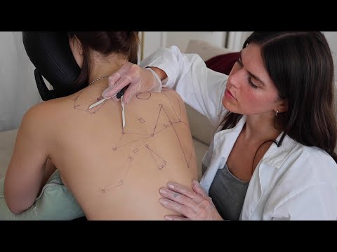 ASMR Real Person Skin Exam & Mole Mapping, Measuring, Dermatology (Soft Spoken/Whispers)