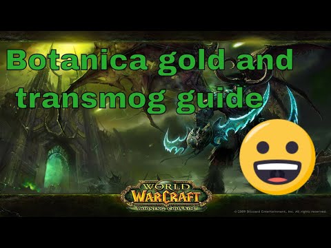 botanica transmog and gold guide