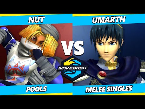 Wavedash 2023 - nut (Sheik) Vs. Umarth (Marth) Smash Melee - SSBM