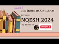 NQESH REVIEWER 2024 Topic: 100 items MOCK EXAM part 3