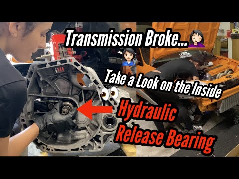 Transmission Broke Hydraulic Release Bearing (See it inside)