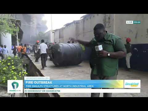 North Industrial Area Fire: Blaze Threatens Businesses Near Duaplast