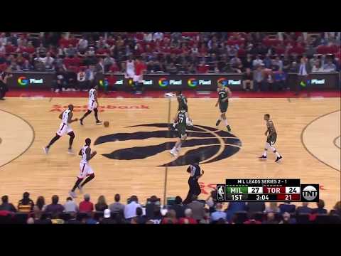 Malcolm Brogdon All Game Actions 05/21/19 Milwaukee Bucks vs Toronto Raptors Game 4 Highlights