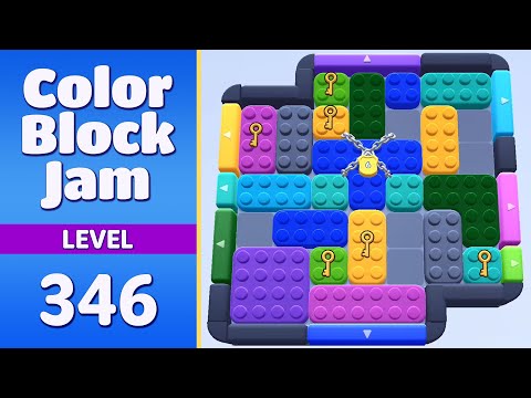 Color Block Jam Level 346 | Every Puzzle Solved! 🎯