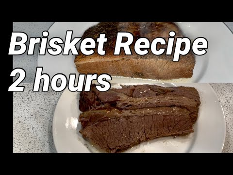 Smoky Brisket Recipe in 2 hours (Instant Pot Brisket)