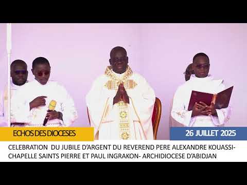 JUBILÉ D'ARGENT DU RP ALEXANDRE KOUASSI A N'GRAKON