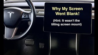 Why My Tesla Model 3 Screen Went Blank