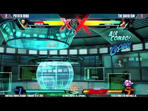 Huntsville UMvC3 Session - FT5 - [MARQ] Potato Salad vs Dizzy D