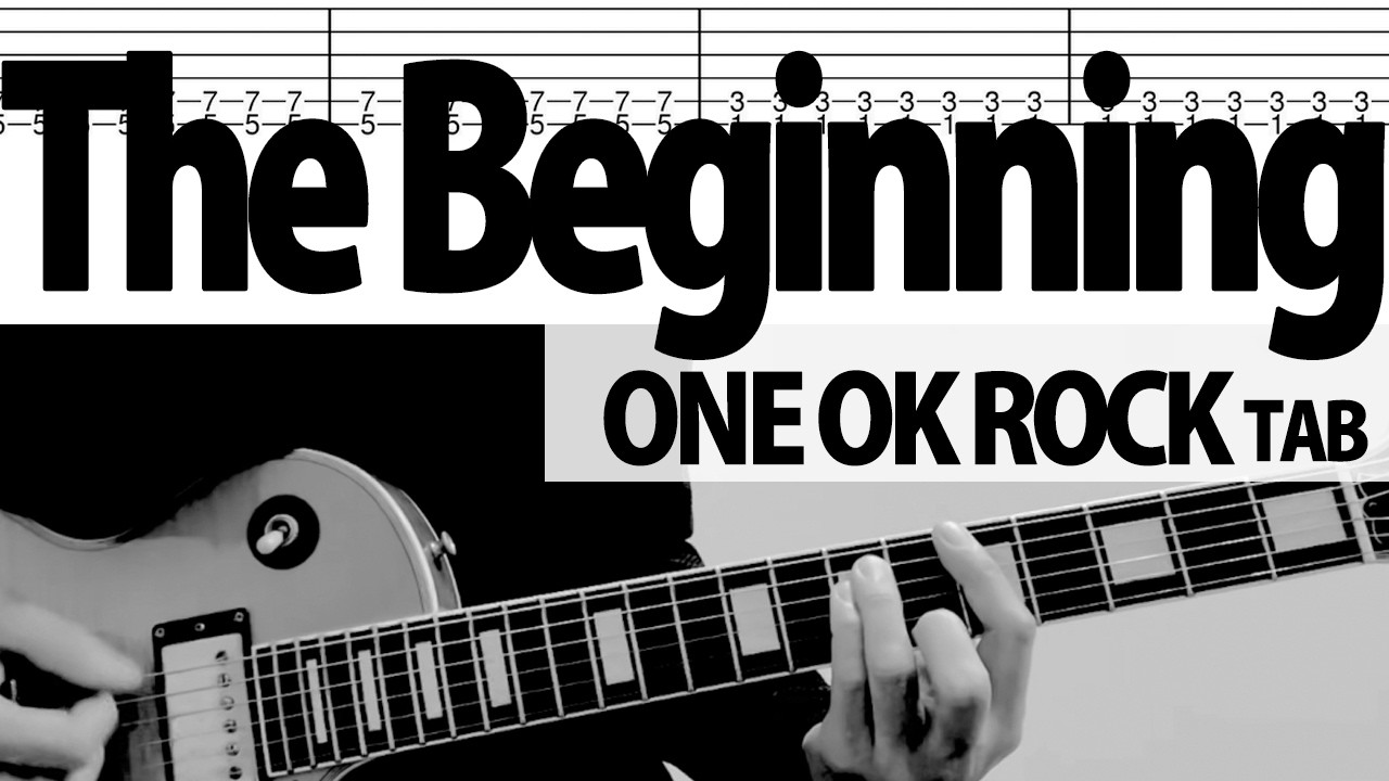「The Beginning Live ver.」ONE OK ROCK  ギターカバー Toru Taka
