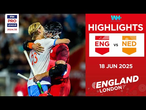 FIH Hockey Pro League 2024-25 Highlights: England vs Netherlands (M) | Match 2