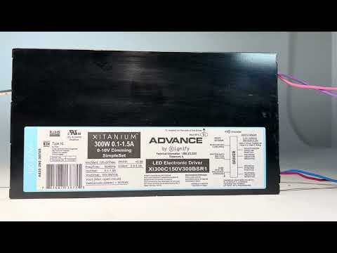 XI300C150V300BSR1 Advance Xitanium Programmable LED Driver – 300W 1050mA