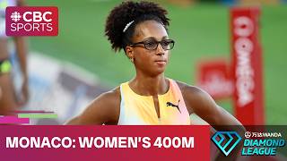 Meet record set in women's 400m at Diamond League stop in Monaco | #diamondleague #athletics