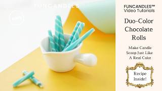Candle Accessory | Duo-Color Chocolate Rolls