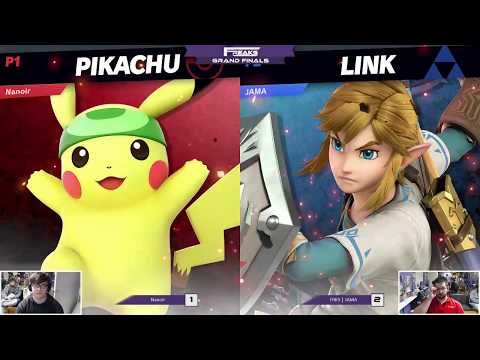 FREAKS Ultra 105 Singles Grand Finals: FRKS | JAMA [W] (Link) vs Nanoir [L] (Pikachu)