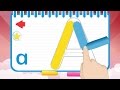 Learn To Write Letter From A To Z How To Writing Alphabet Game Tracing Letters For Preschool