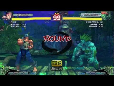 FIII11 (Ryu) vs MIZOTERU (Blanka) - AE 2012 Ranked Match *720p HD*