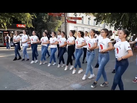 KUD "Abrašević" Pančevo - Igre iz zapadne Srbije FlashMob Serbia