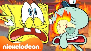 Download lagu SpongeBob | Bencana terbesar di Bikini Bottom! 💥 | 3 jam | Nickelodeon Bahasa mp3