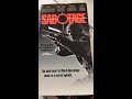 Opening To Sabotage 1997 VHS Damaged