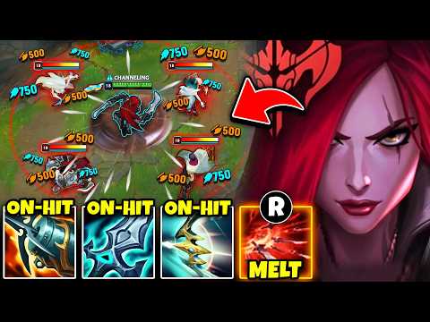 Katarina but I'm basically a walking blender of death (4 ON-HIT EFFECTS)