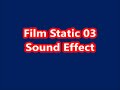 Old film grain static sound effect