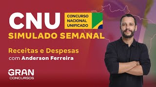 Concurso Nacional Unificado | Simulado Semanal de Finanças Públicas: Despesa Pública