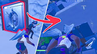 How to GLITCH under the vault in Fortnite