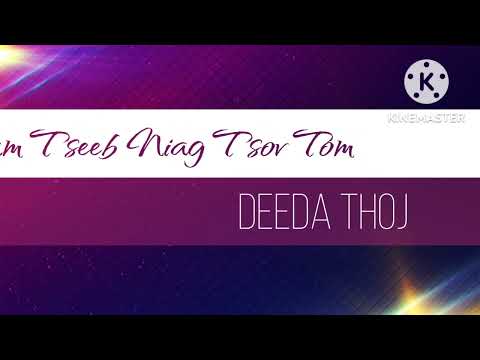 Tam Tseeb Niag Tsov Tom - Deeda Thoj (lyrics)