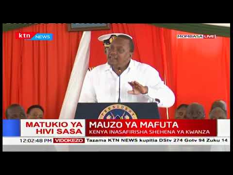 "Mimi naomba hii mbuzi mzima tuhakikishe imegawiwa kila mmoja wetu.'- President Uhuru Kenyatta