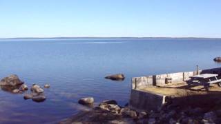preview picture of video 'Sebago Lake, Maine pan - from western shore; Long Beach'