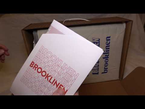 Unboxing Brooklinen