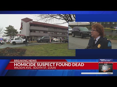 Homicide suspect found dead in south St. Louis hotel
