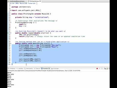 JMSL tutorial: MusicJob (slightly more flexible example)