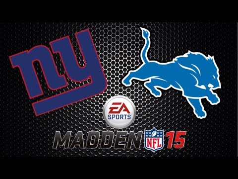 New York Giants "Owner Mode" Ep. 1 - Week 1 vs. Detroit Lions (Madden 15 Gameplay)