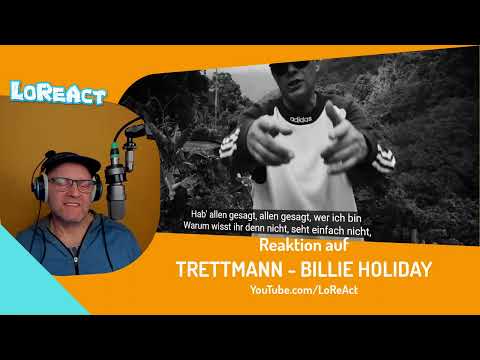 TRETTMANN - BILLIE HOLIDAY (prod. KITSCHKRIEG) - REAKTION | Deutschrap Reaction | LoReAct reagiert