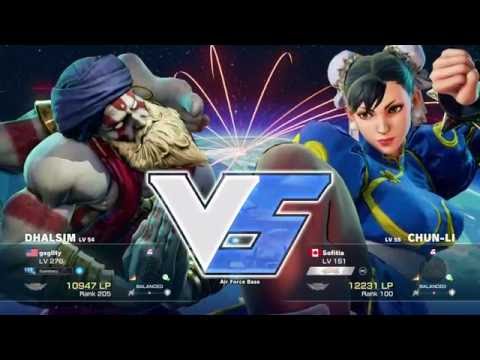 SFV - gsgllty (Dhalsim) Vs Sofitia (Chun-Li)