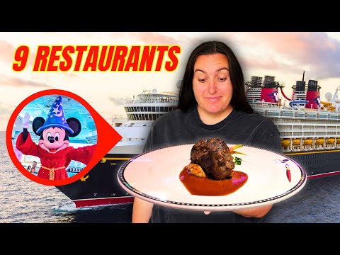 I Ate at Every Restaurant on the Disney Magic | Disney Cruise Line