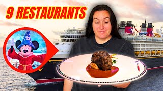 I Ate at Every Restaurant on the Disney Magic | Disney Cruise Line
