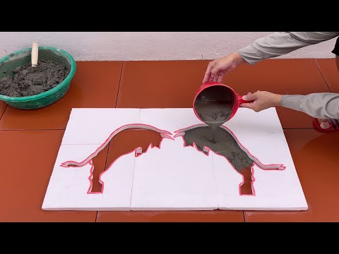 Amazing Craft Ideas From Cement To Decorate The Room - How To Make A Unique Coffee Table At Home