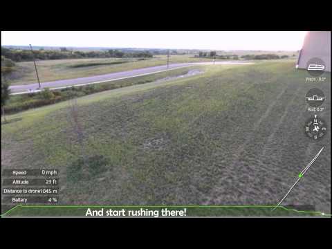 Parrot Bebop Drone Range test with Skycontroller 2 km
