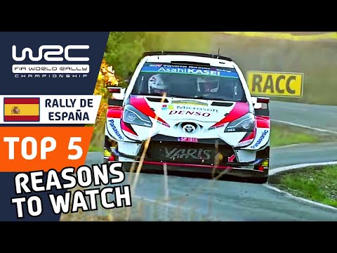 Top 5 Reasons to Watch WRC RallyRACC - Rally de España 2021